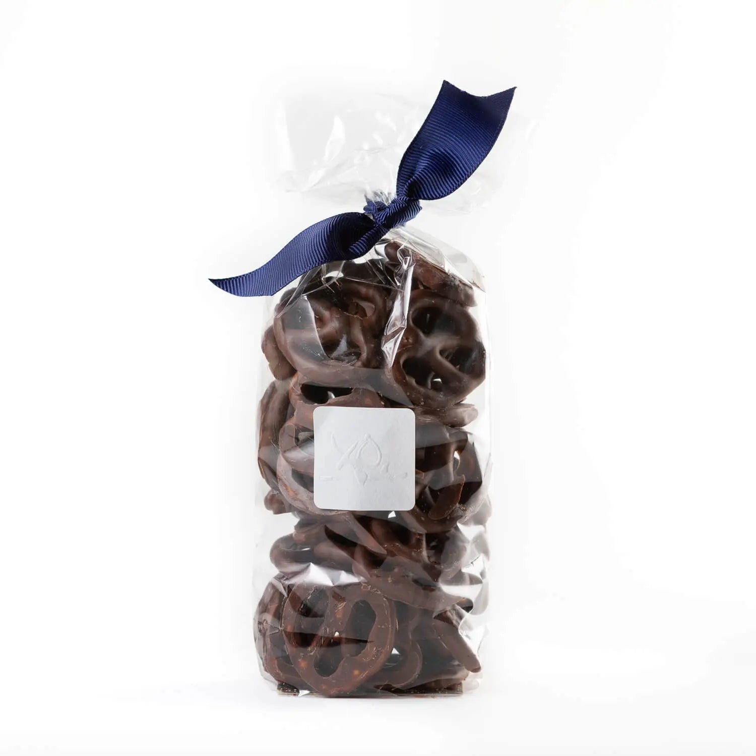 chocolate dipped pretzels made by xochocolate